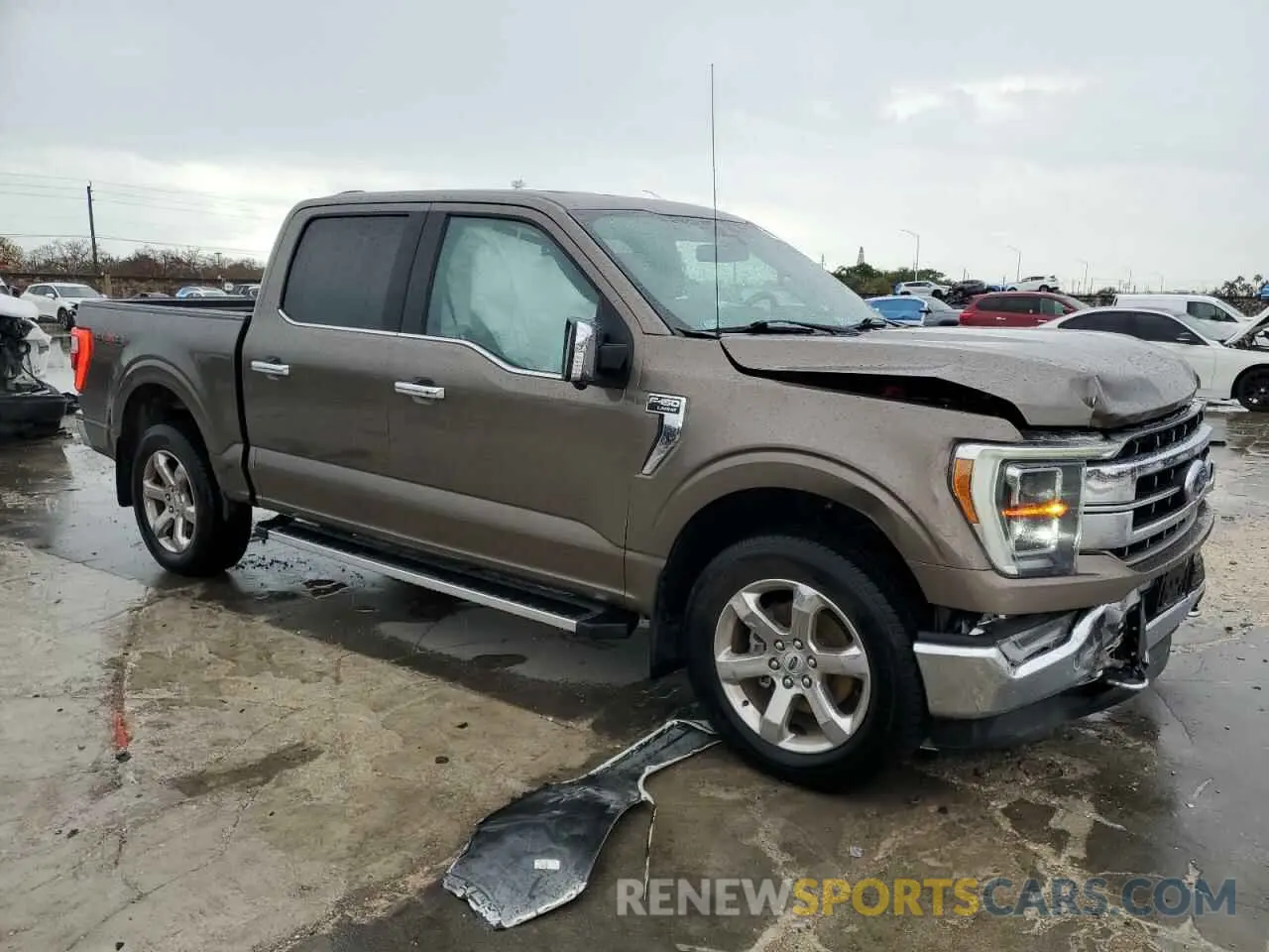 4 fotografías del automóvil dañado 1FTFW1E87MKD37532 FORD F-150 2021