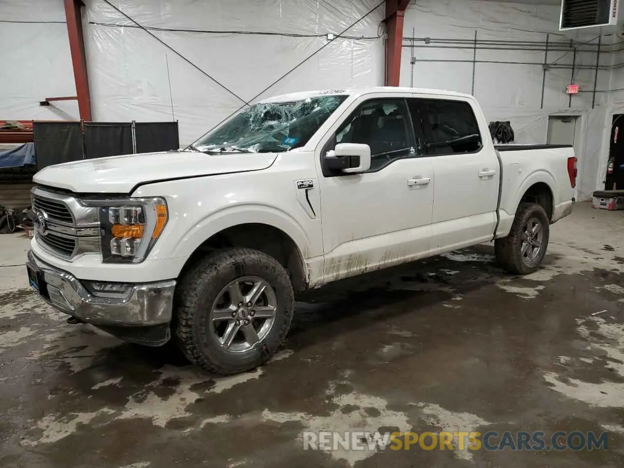 1 fotografías del automóvil dañado 1FTFW1E88MFB23240 FORD F-150 2021