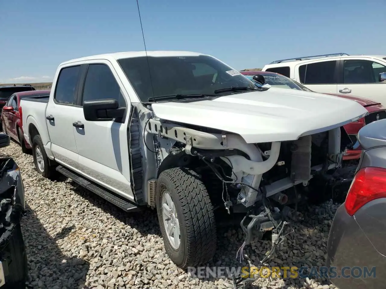 4 fotografías del automóvil dañado 1FTFW1E89MFB64024 FORD F-150 2021