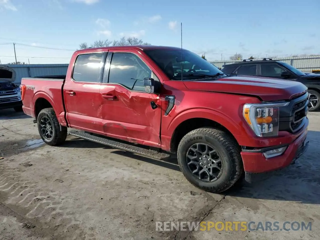 4 fotografías del automóvil dañado 1FTFW1E89MKE89442 FORD F-150 2021