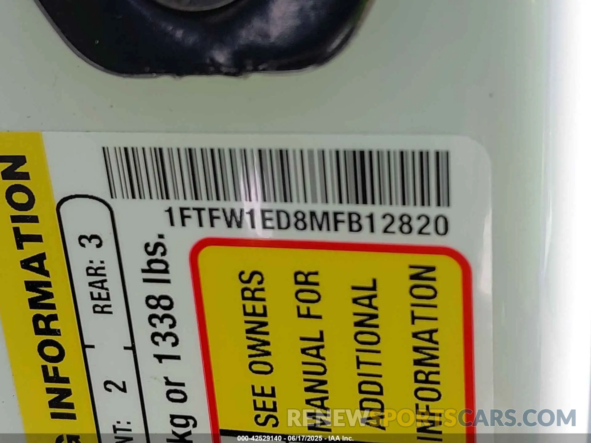 9 fotografías del automóvil dañado 1FTFW1ED8MFB12820 FORD F-150 2021