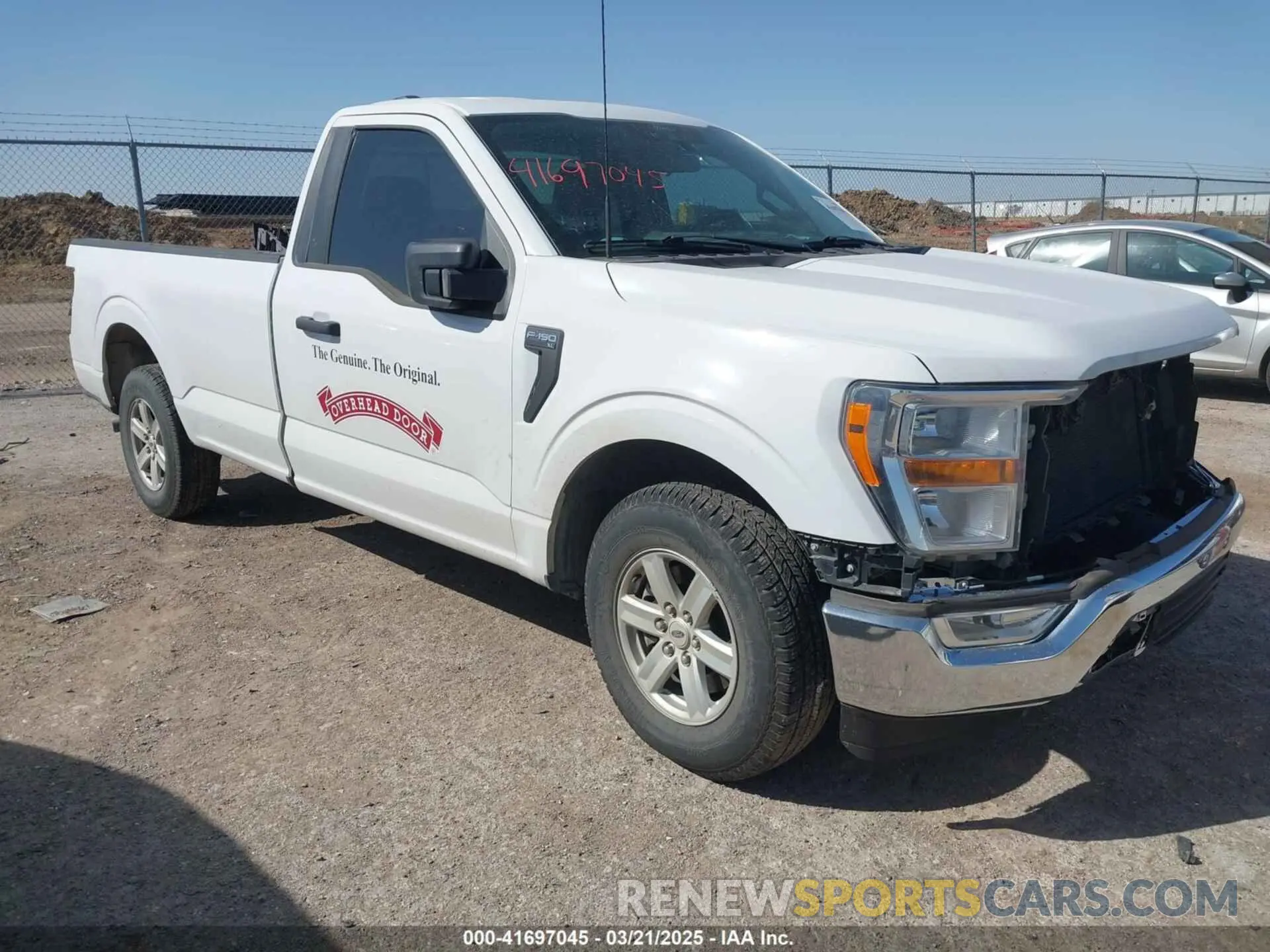 1 fotografías del automóvil dañado 1FTMF1C54MKE87761 FORD F-150 2021