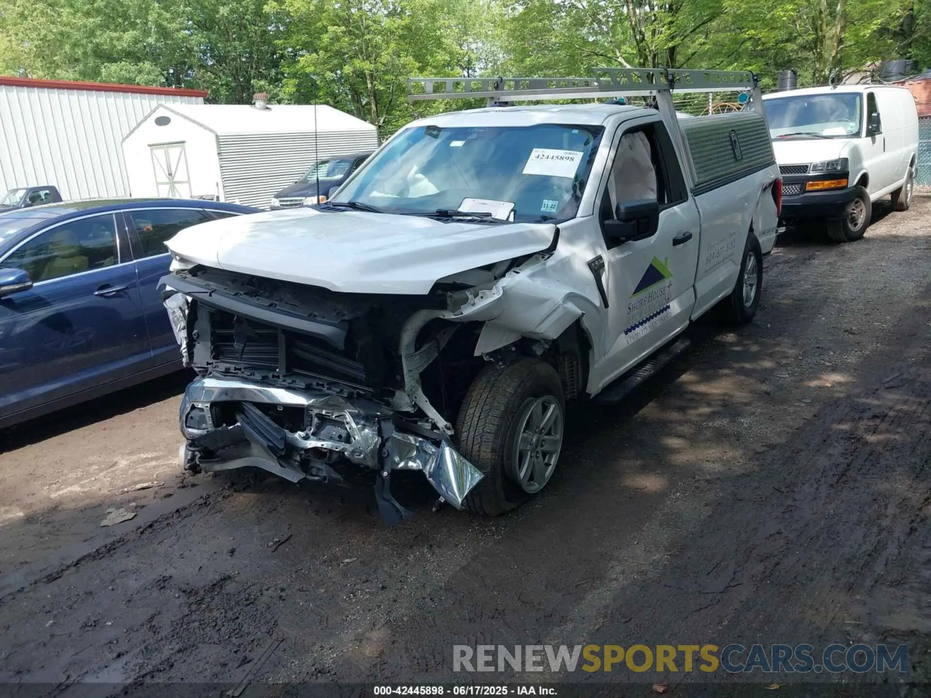 2 fotografías del automóvil dañado 1FTMF1E5XMKE21132 FORD F-150 2021