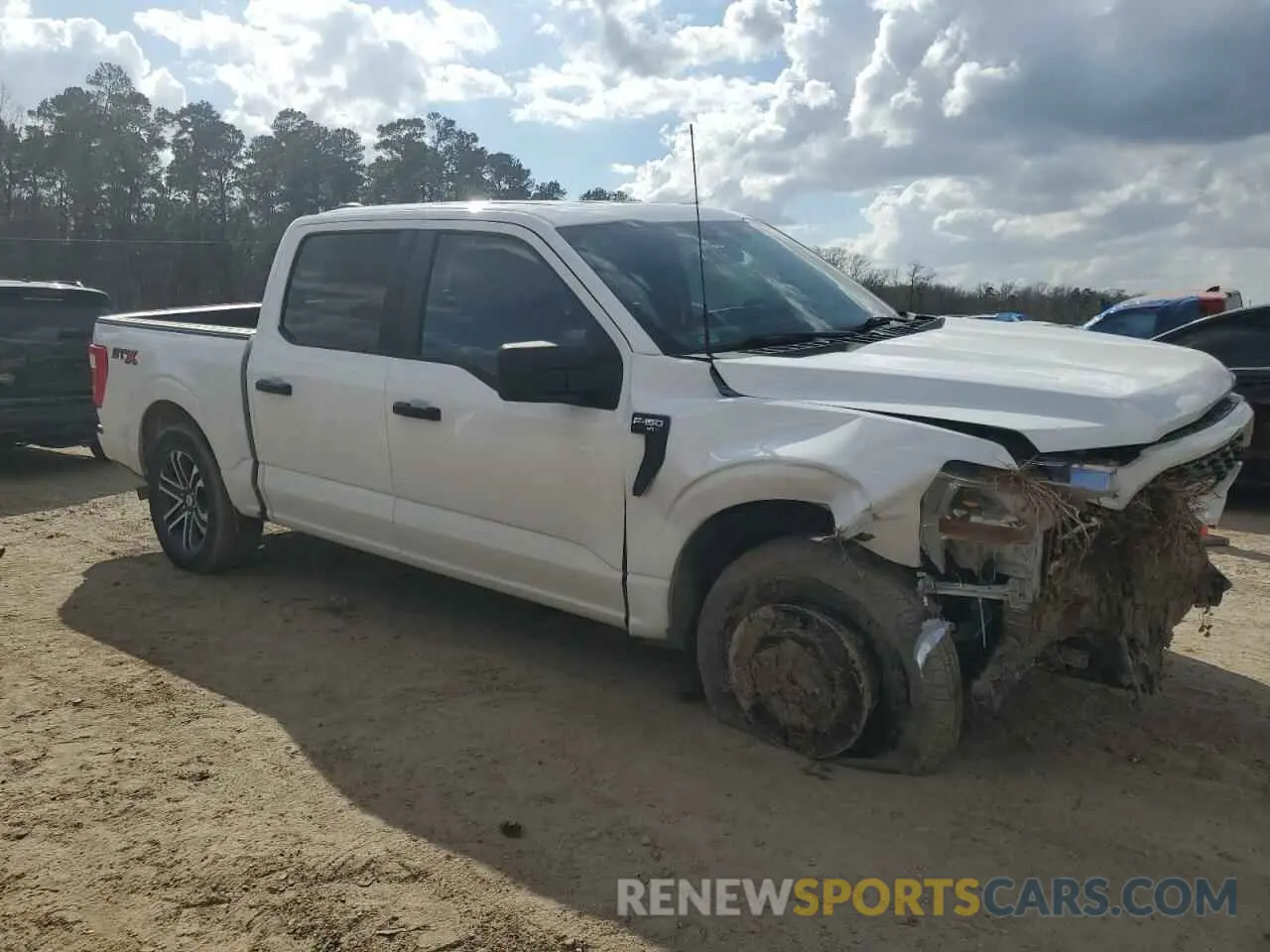 4 fotografías del automóvil dañado 1FTEW1C55NKF28470 FORD F-150 2022