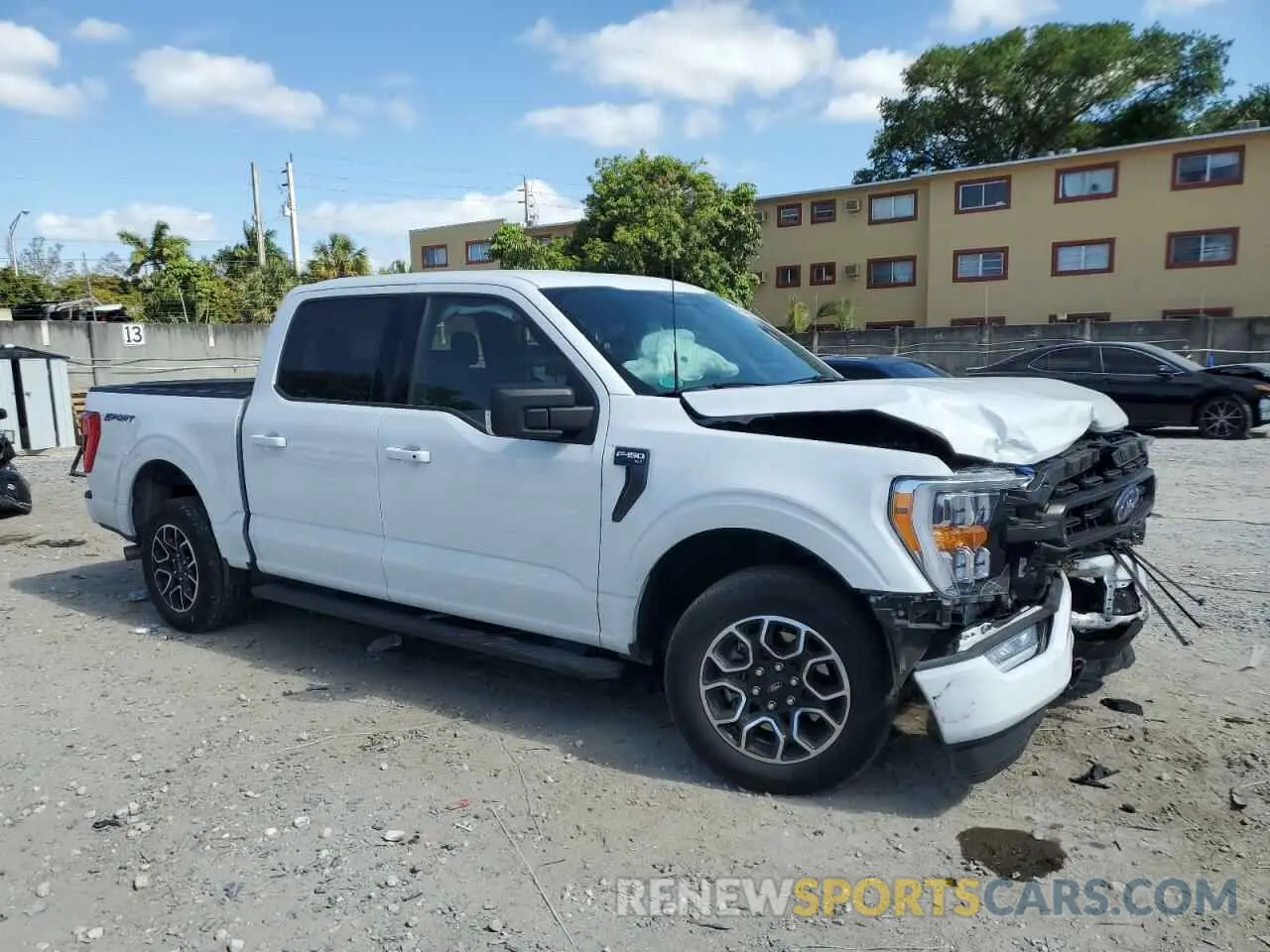 4 fotografías del automóvil dañado 1FTEW1C57NFC08091 FORD F-150 2022