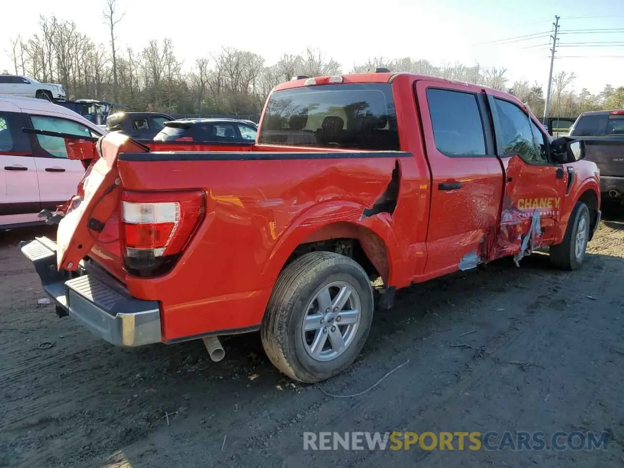 3 fotografías del automóvil dañado 1FTEW1CB8NKD18631 FORD F-150 2022