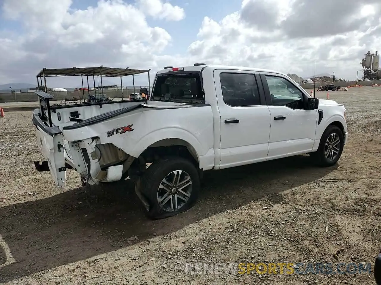 3 fotografías del automóvil dañado 1FTEW1CP0NKD41297 FORD F-150 2022