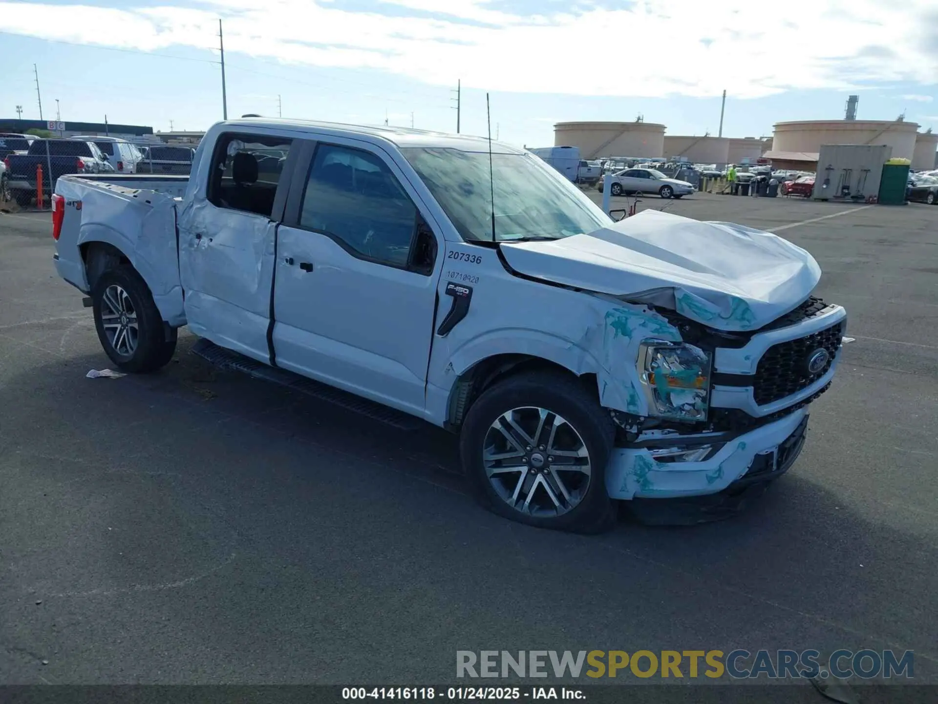 1 fotografías del automóvil dañado 1FTEW1CPXNKD77711 FORD F-150 2022