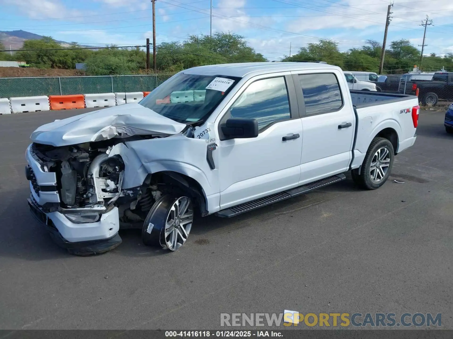 2 fotografías del automóvil dañado 1FTEW1CPXNKD77711 FORD F-150 2022