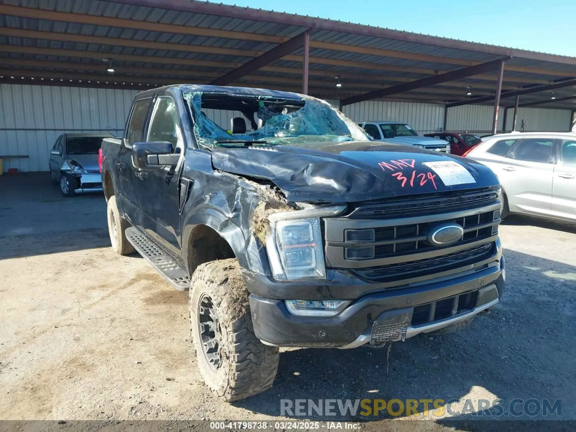 6 fotografías del automóvil dañado 1FTEW1E87NFA62430 FORD F-150 2022