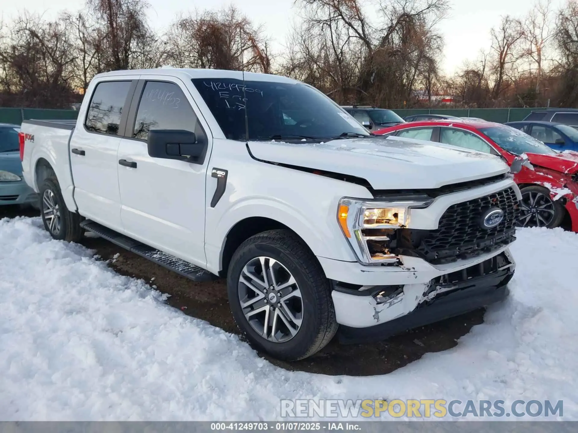 1 fotografías del automóvil dañado 1FTEW1EP1NFA62317 FORD F-150 2022