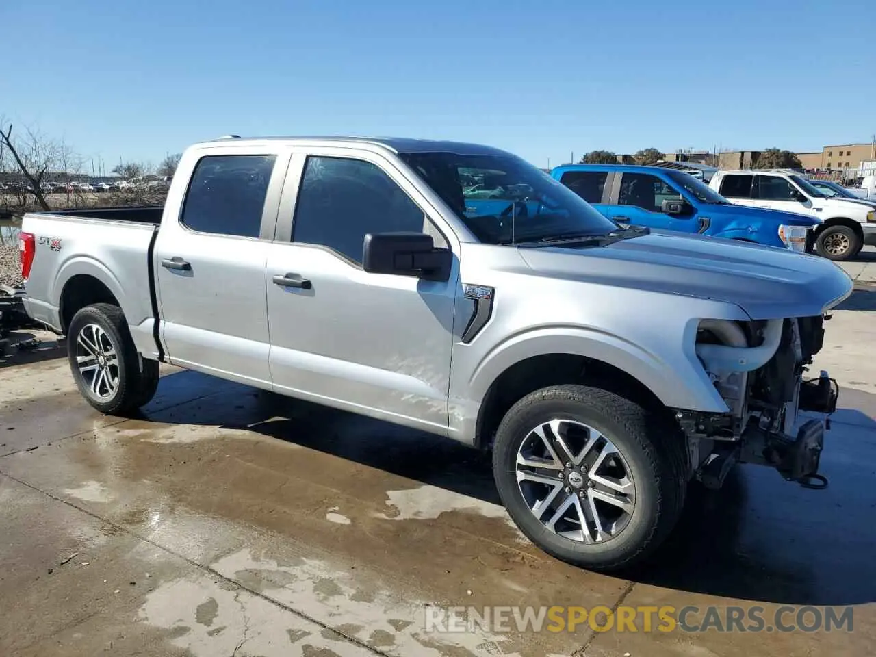4 fotografías del automóvil dañado 1FTEW1EP9NKE35160 FORD F-150 2022
