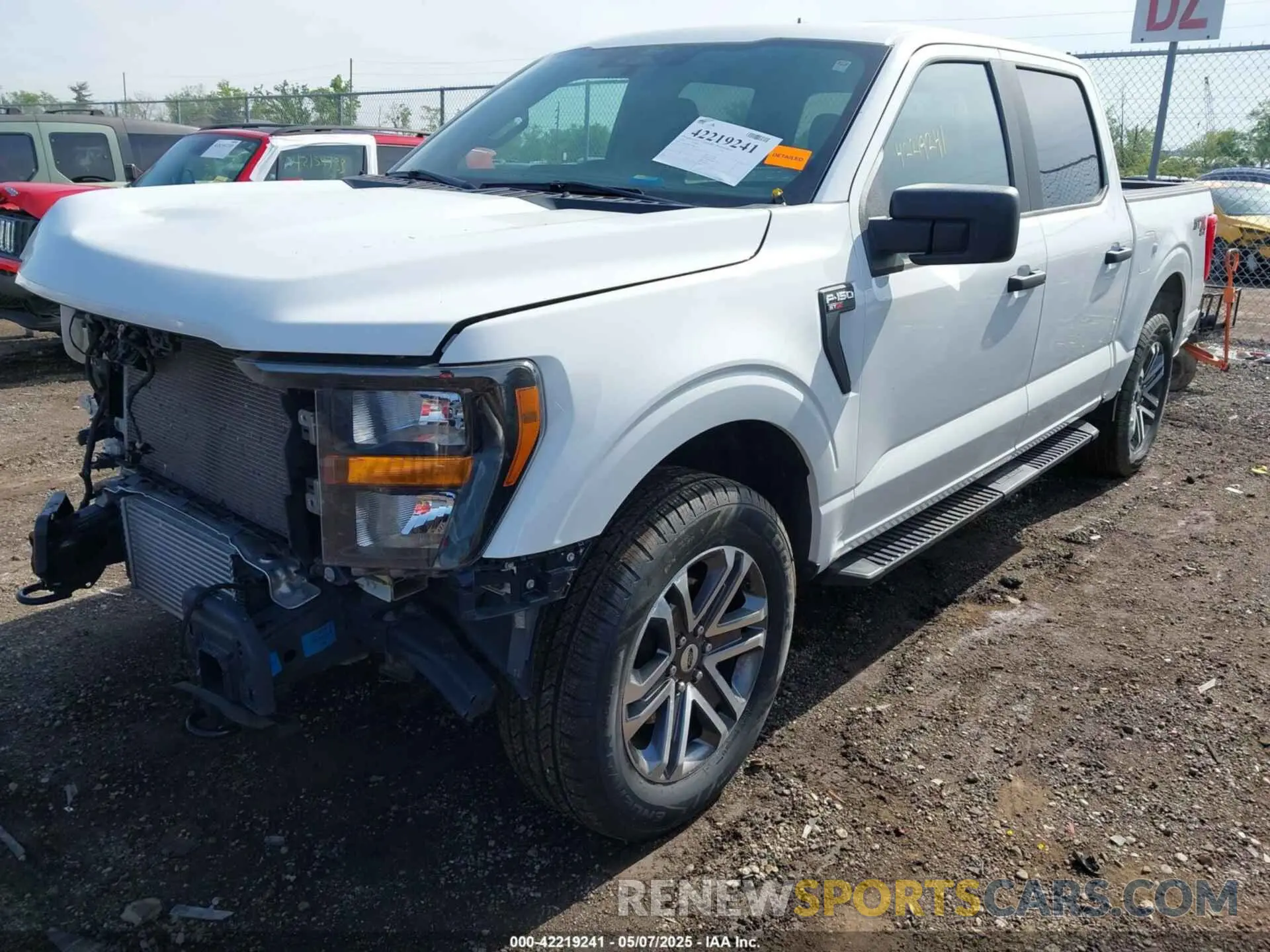 2 fotografías del automóvil dañado 1FTEW1EPXNFB76977 FORD F-150 2022