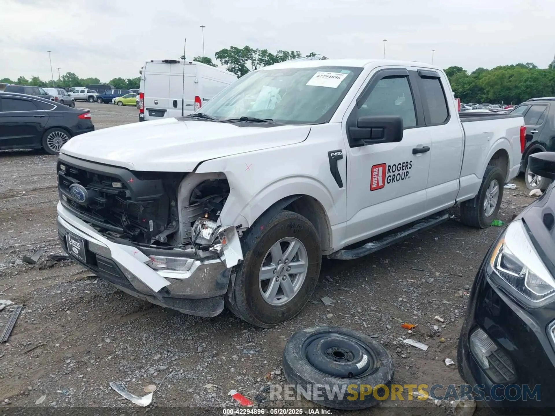 2 fotografías del automóvil dañado 1FTEX1C8XNKE02547 FORD F-150 2022