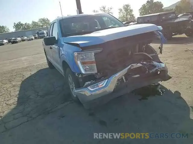 10 fotografías del automóvil dañado 1FTEX1CP1NKE04226 FORD F-150 2022