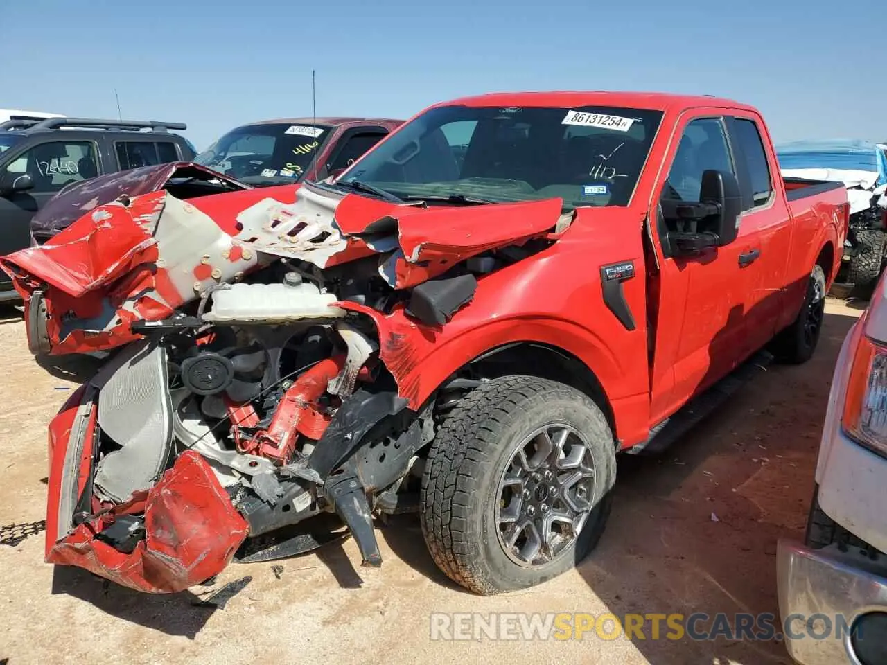1 fotografías del automóvil dañado 1FTEX1CP1NKF06416 FORD F-150 2022