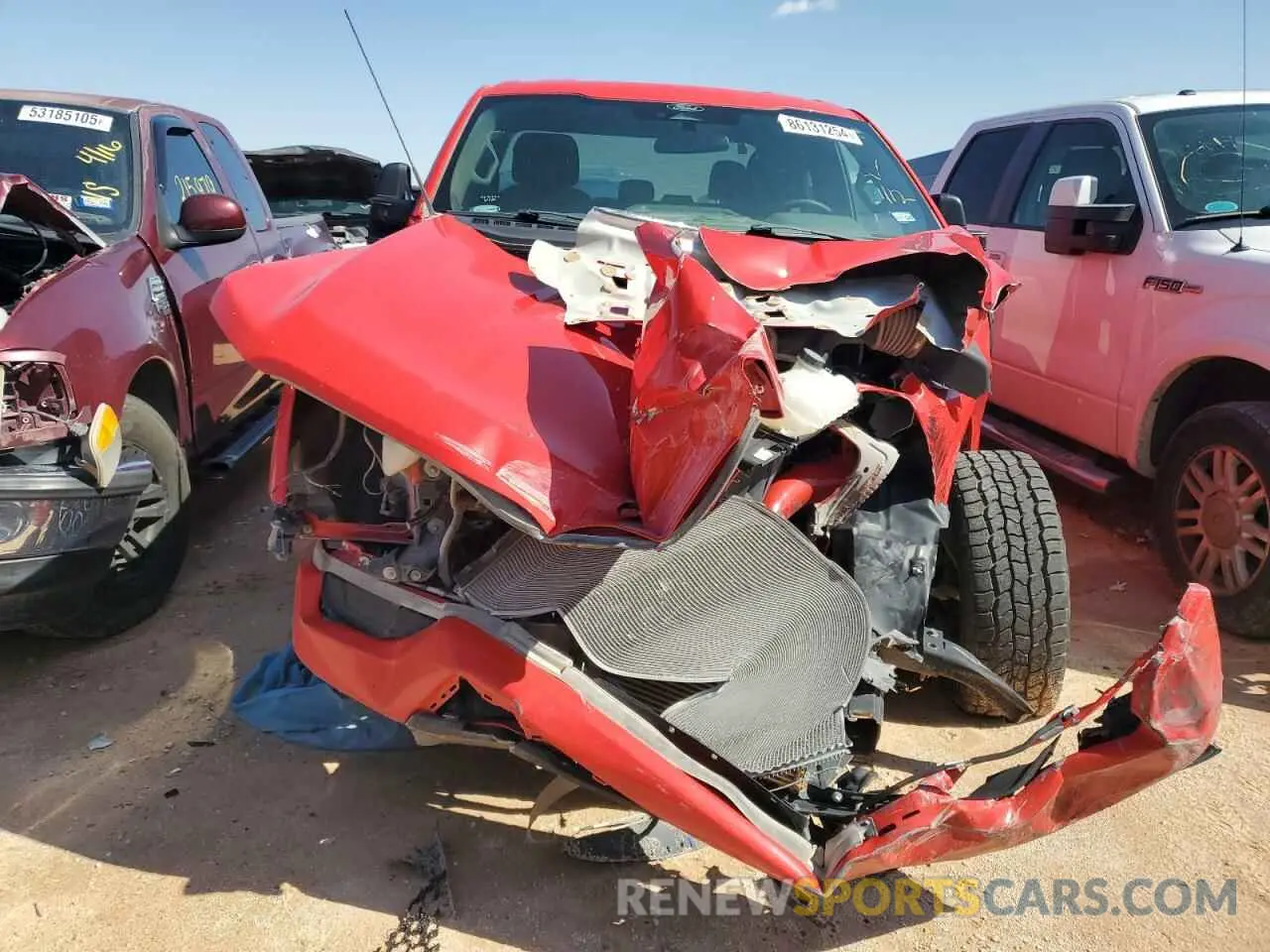 5 fotografías del automóvil dañado 1FTEX1CP1NKF06416 FORD F-150 2022