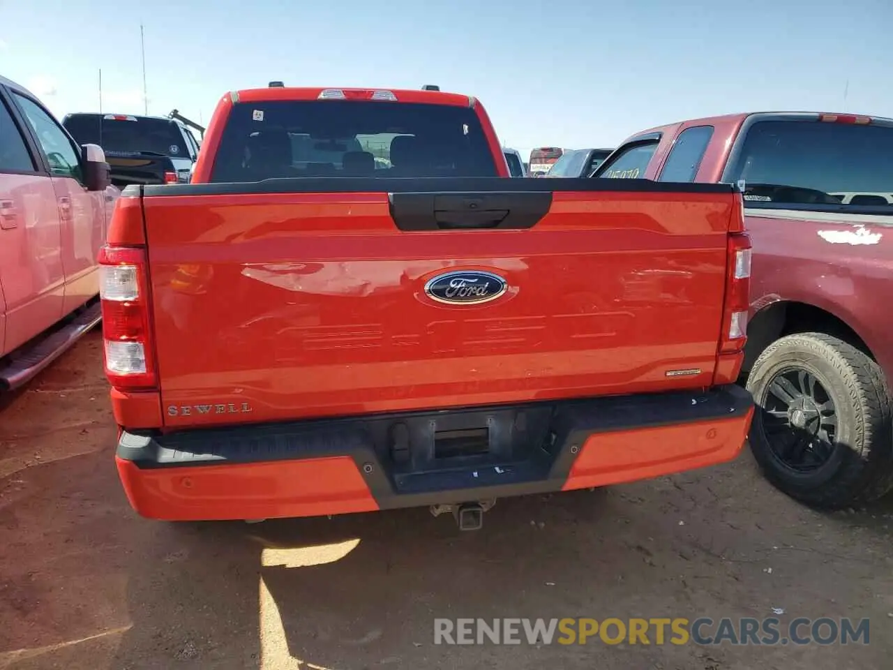 6 fotografías del automóvil dañado 1FTEX1CP1NKF06416 FORD F-150 2022