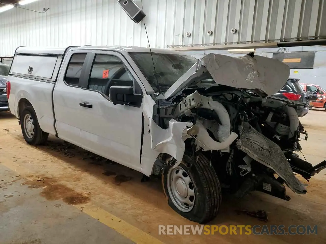 4 fotografías del automóvil dañado 1FTEX1CP5NKF07259 FORD F-150 2022