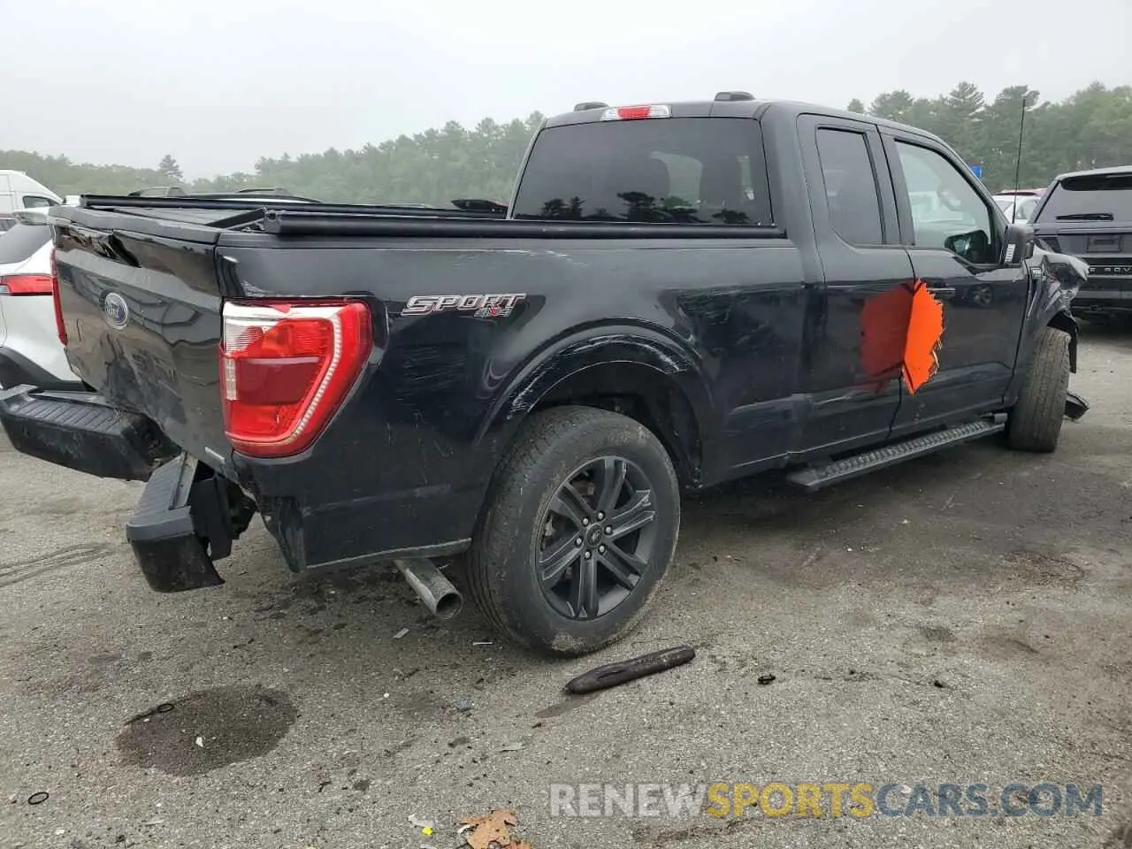 3 fotografías del automóvil dañado 1FTEX1EPXNFA01349 FORD F-150 2022