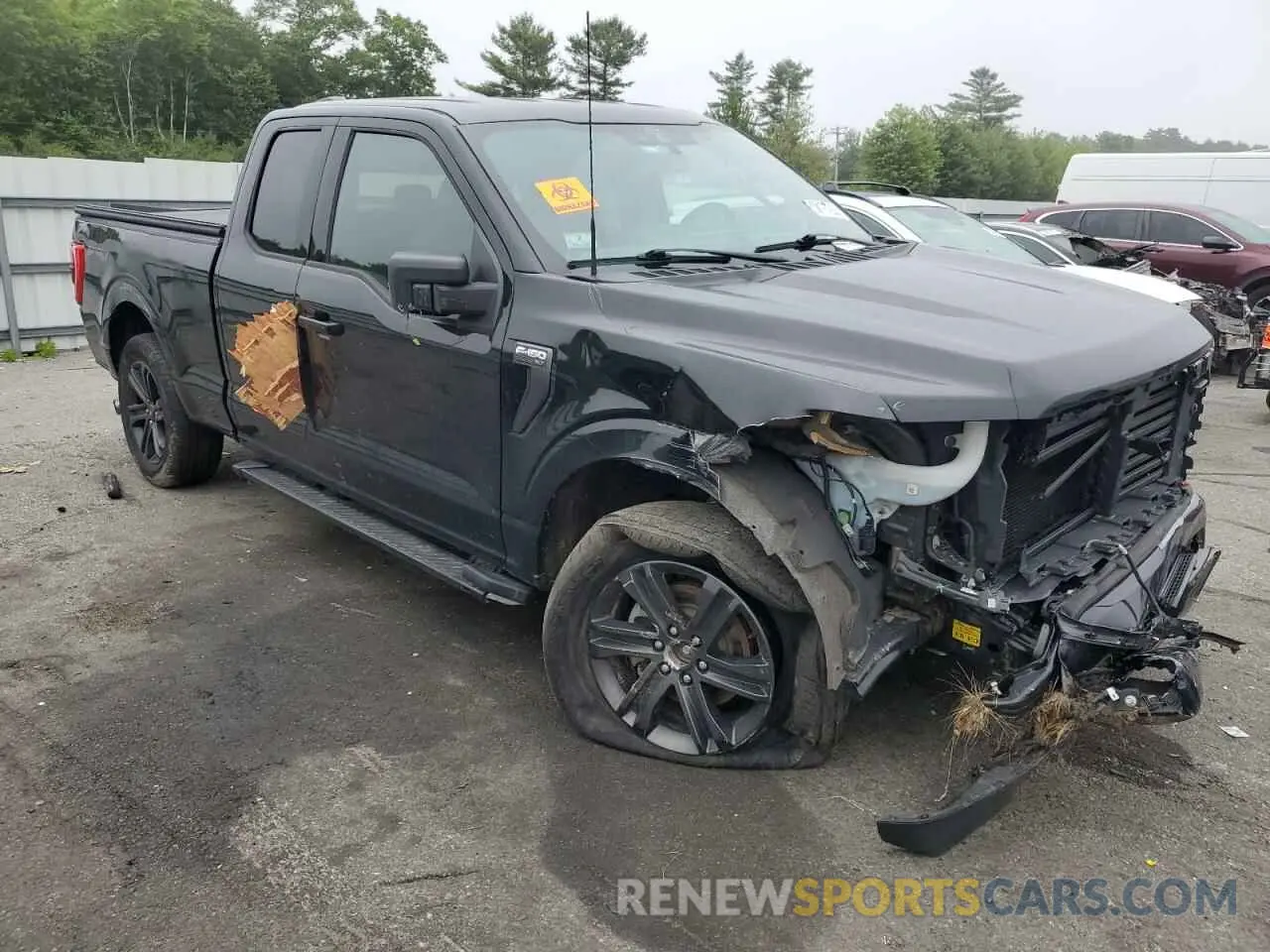 4 fotografías del automóvil dañado 1FTEX1EPXNFA01349 FORD F-150 2022