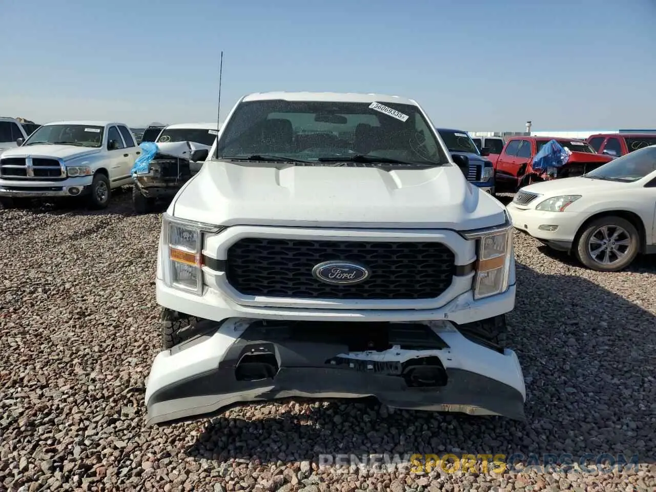5 fotografías del automóvil dañado 1FTFW1E54NKE29589 FORD F-150 2022