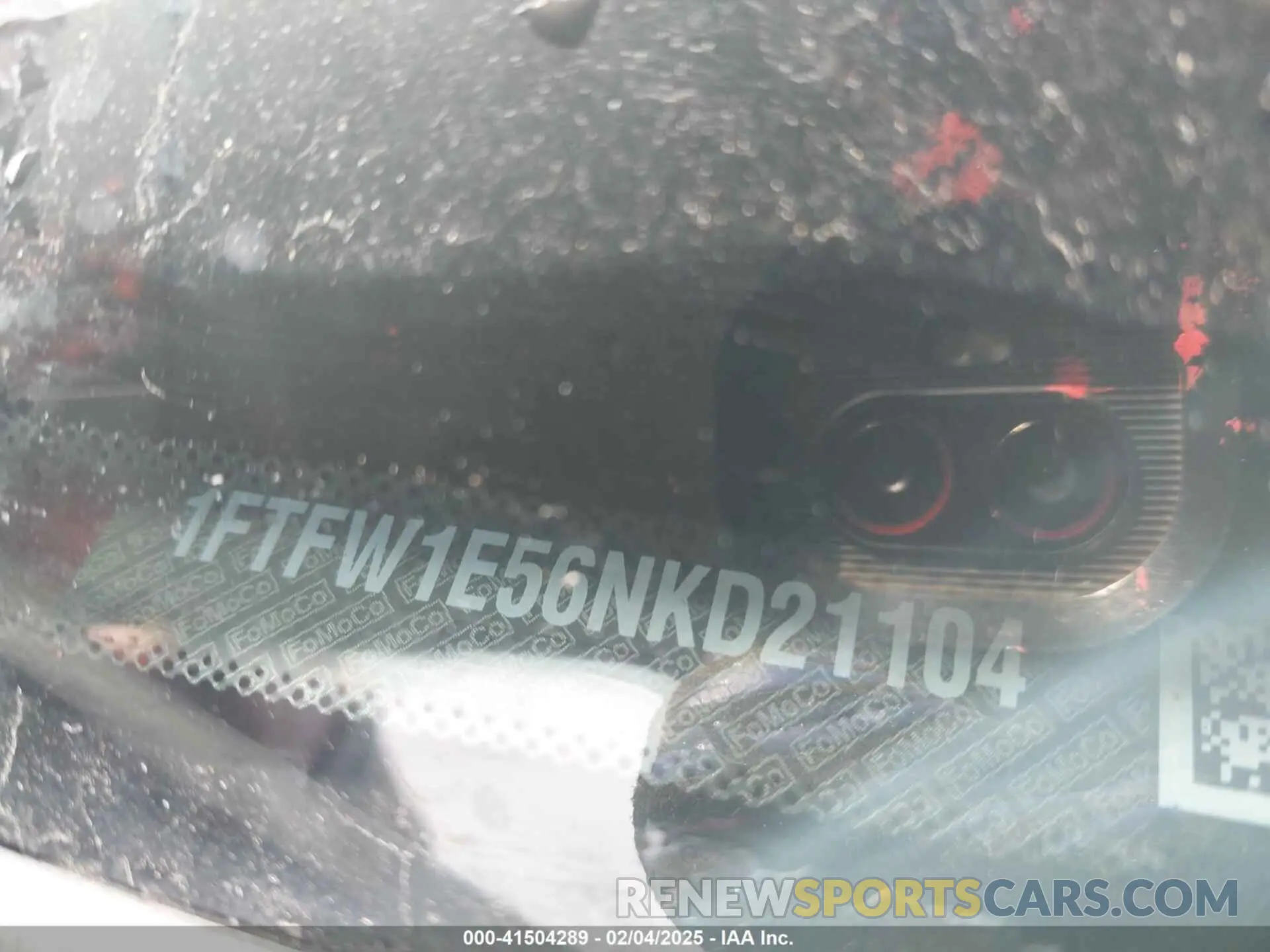 9 fotografías del automóvil dañado 1FTFW1E56NKD21104 FORD F-150 2022