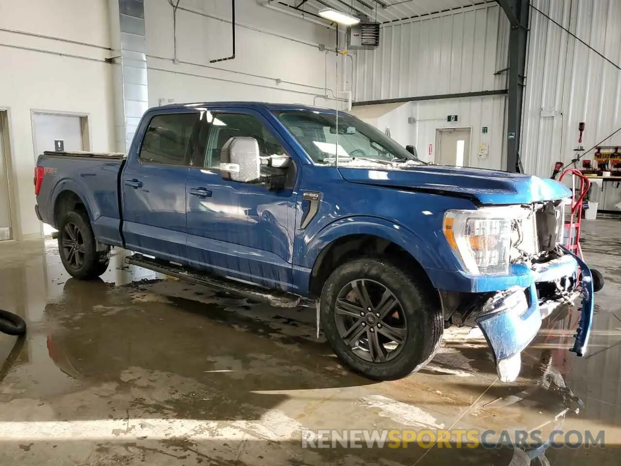 4 fotografías del automóvil dañado 1FTFW1E57NFA54192 FORD F-150 2022