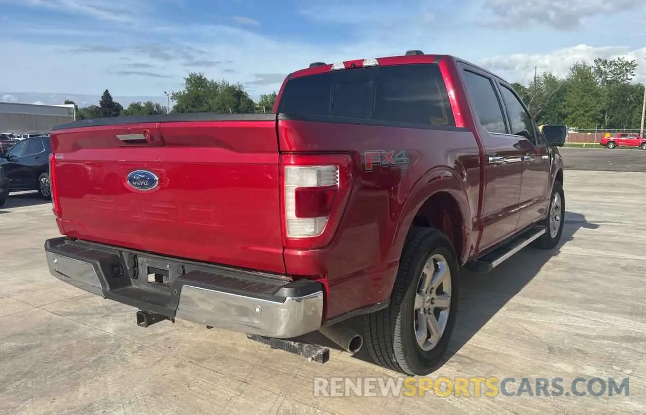 4 fotografías del automóvil dañado 1FTFW1E58NKD93244 FORD F-150 2022