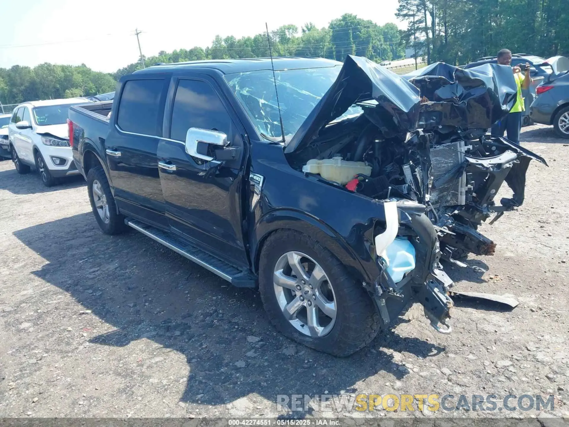 1 fotografías del automóvil dañado 1FTFW1E83NFC07919 FORD F-150 2022