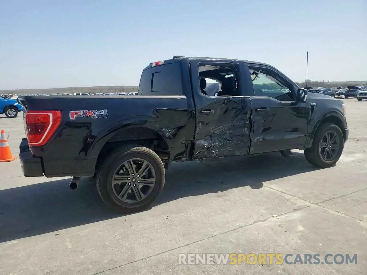 3 fotografías del automóvil dañado 1FTFW1E83NKD37254 FORD F-150 2022
