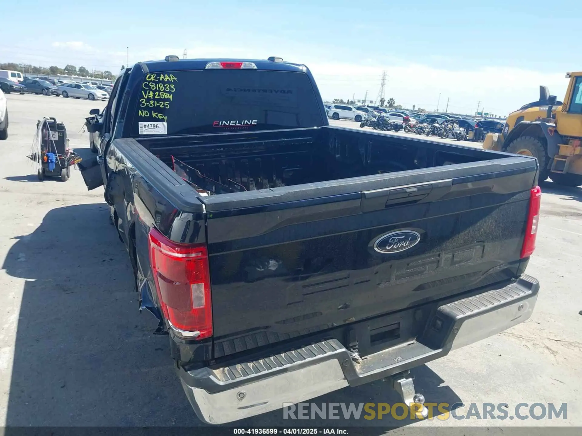 3 fotografías del automóvil dañado 1FTMF1E54NKE22584 FORD F-150 2022