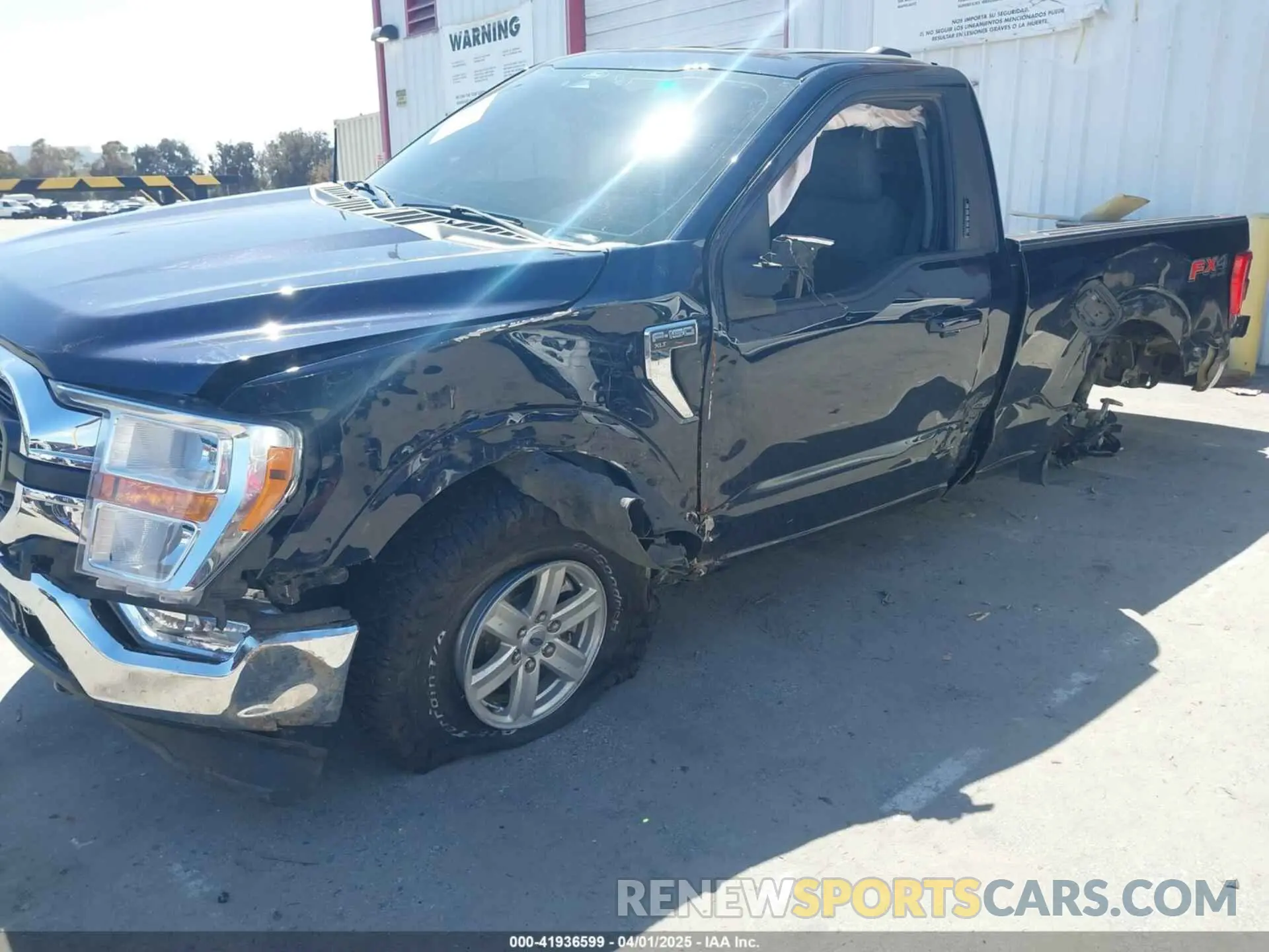 6 fotografías del automóvil dañado 1FTMF1E54NKE22584 FORD F-150 2022