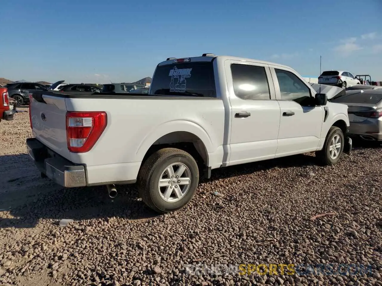 3 fotografías del automóvil dañado 1FTEW1C51PKF63963 FORD F-150 2023