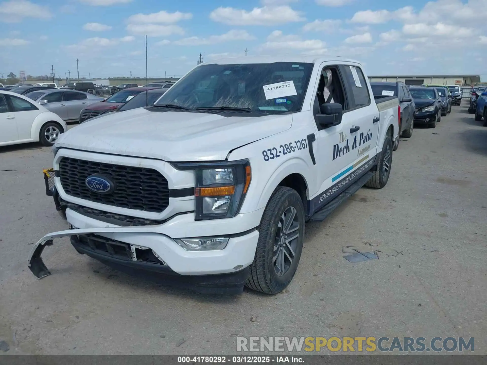 2 fotografías del automóvil dañado 1FTEW1CP0PKD52884 FORD F-150 2023