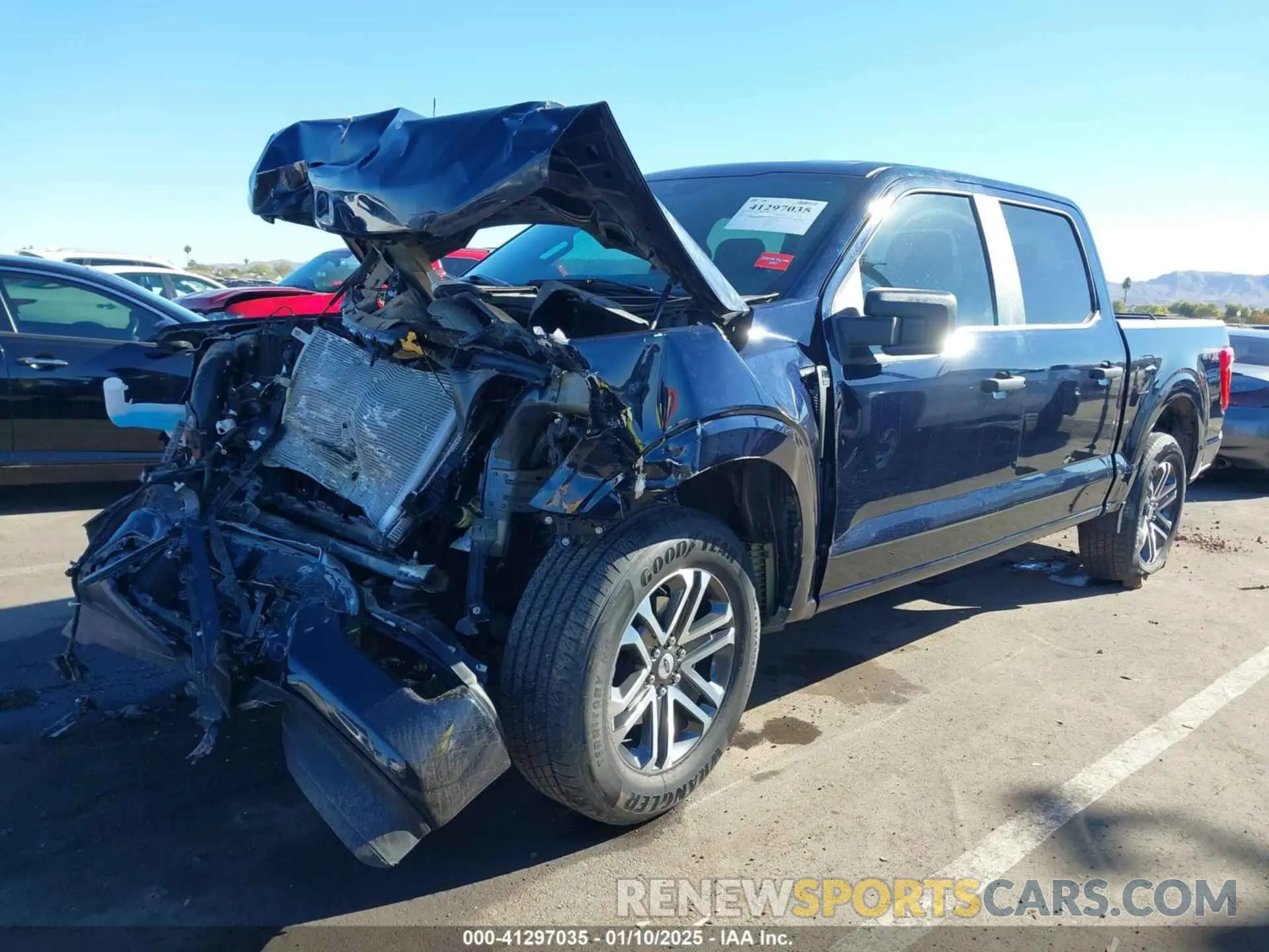 2 fotografías del automóvil dañado 1FTEW1CP4PKE62059 FORD F-150 2023