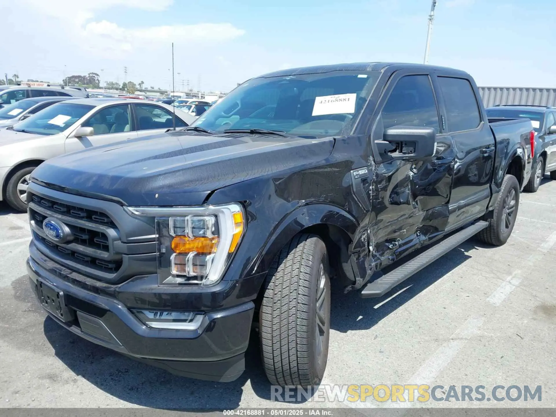 2 fotografías del automóvil dañado 1FTEW1CP5PKF30854 FORD F-150 2023