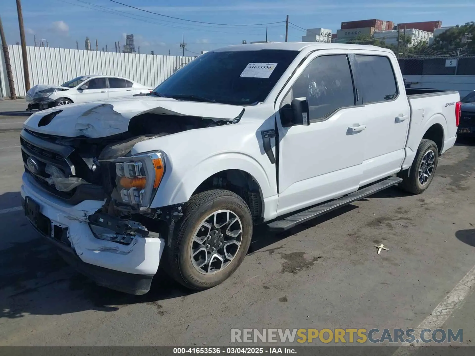 2 fotografías del automóvil dañado 1FTEW1CP8PKE43997 FORD F-150 2023