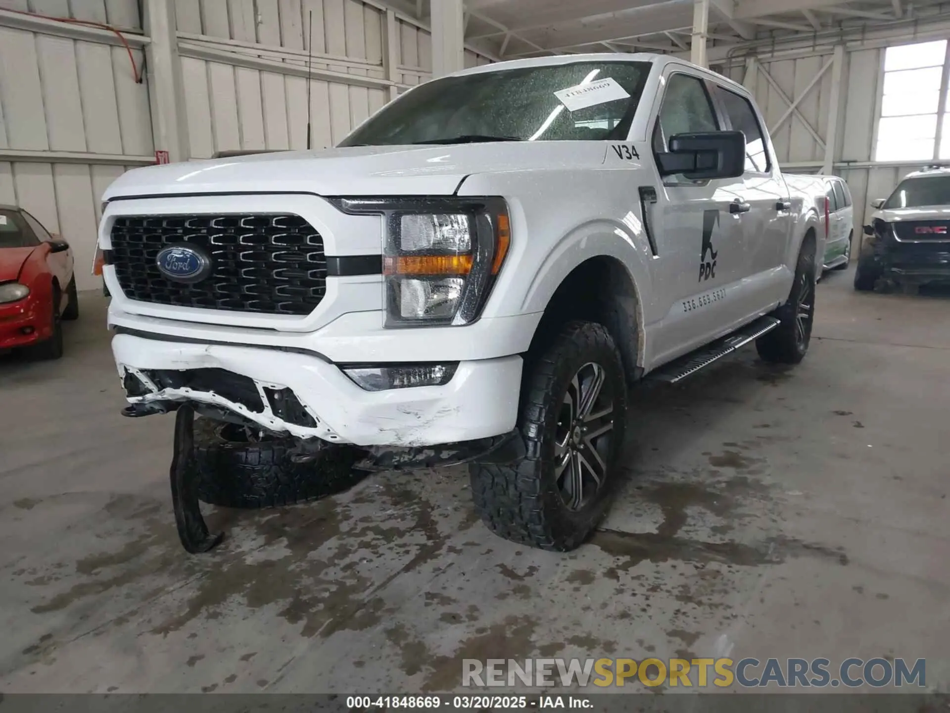 2 fotografías del automóvil dañado 1FTEW1EP7PKE20482 FORD F-150 2023