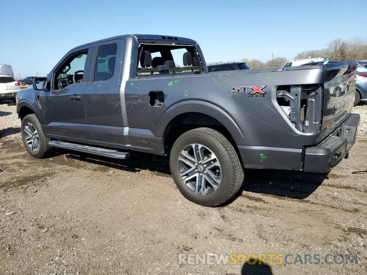 2 fotografías del automóvil dañado 1FTEX1EP1PFA99559 FORD F-150 2023