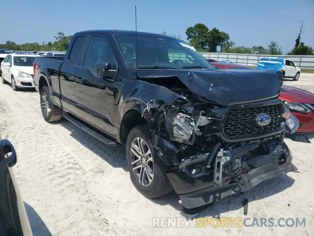 4 fotografías del automóvil dañado 1FTEX1EP1PFB25819 FORD F-150 2023