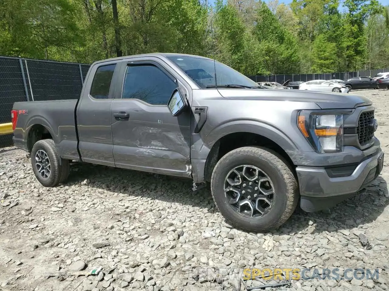 4 fotografías del automóvil dañado 1FTEX1EP4PKE67675 FORD F-150 2023
