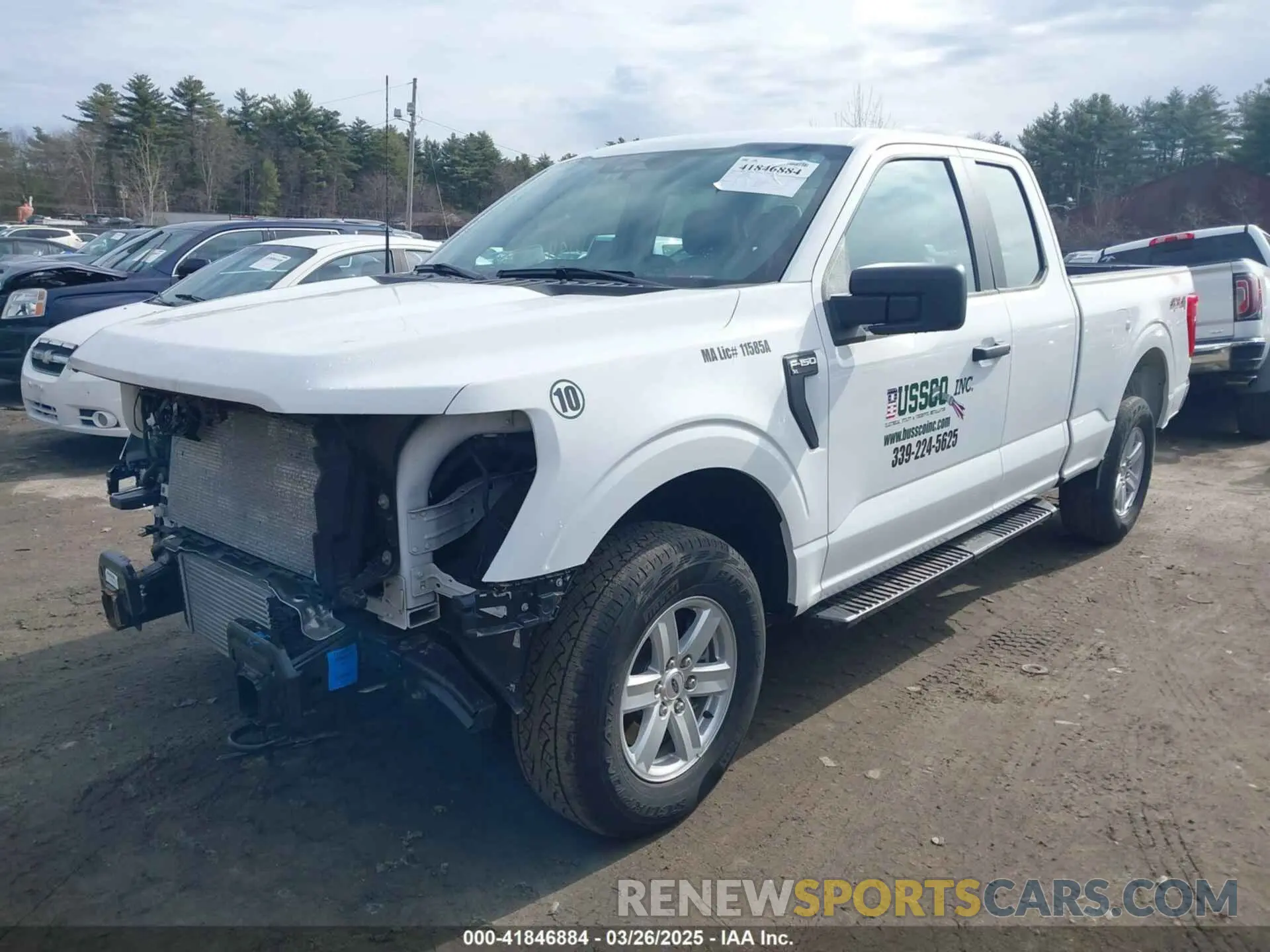 2 fotografías del automóvil dañado 1FTEX1EP5PKE34975 FORD F-150 2023