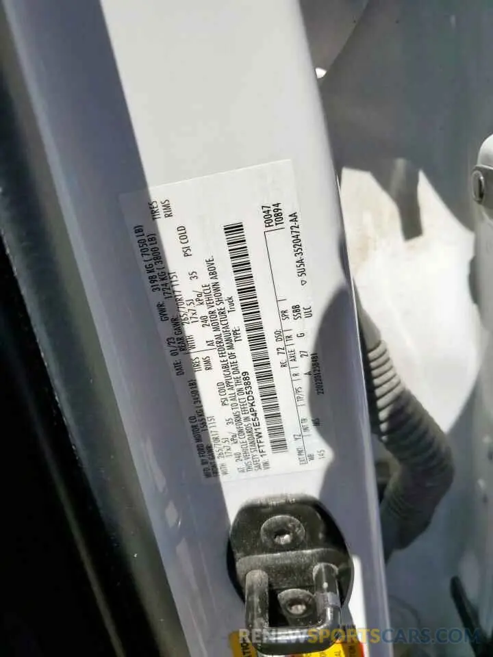 12 fotografías del automóvil dañado 1FTFW1E54PKD53889 FORD F-150 2023