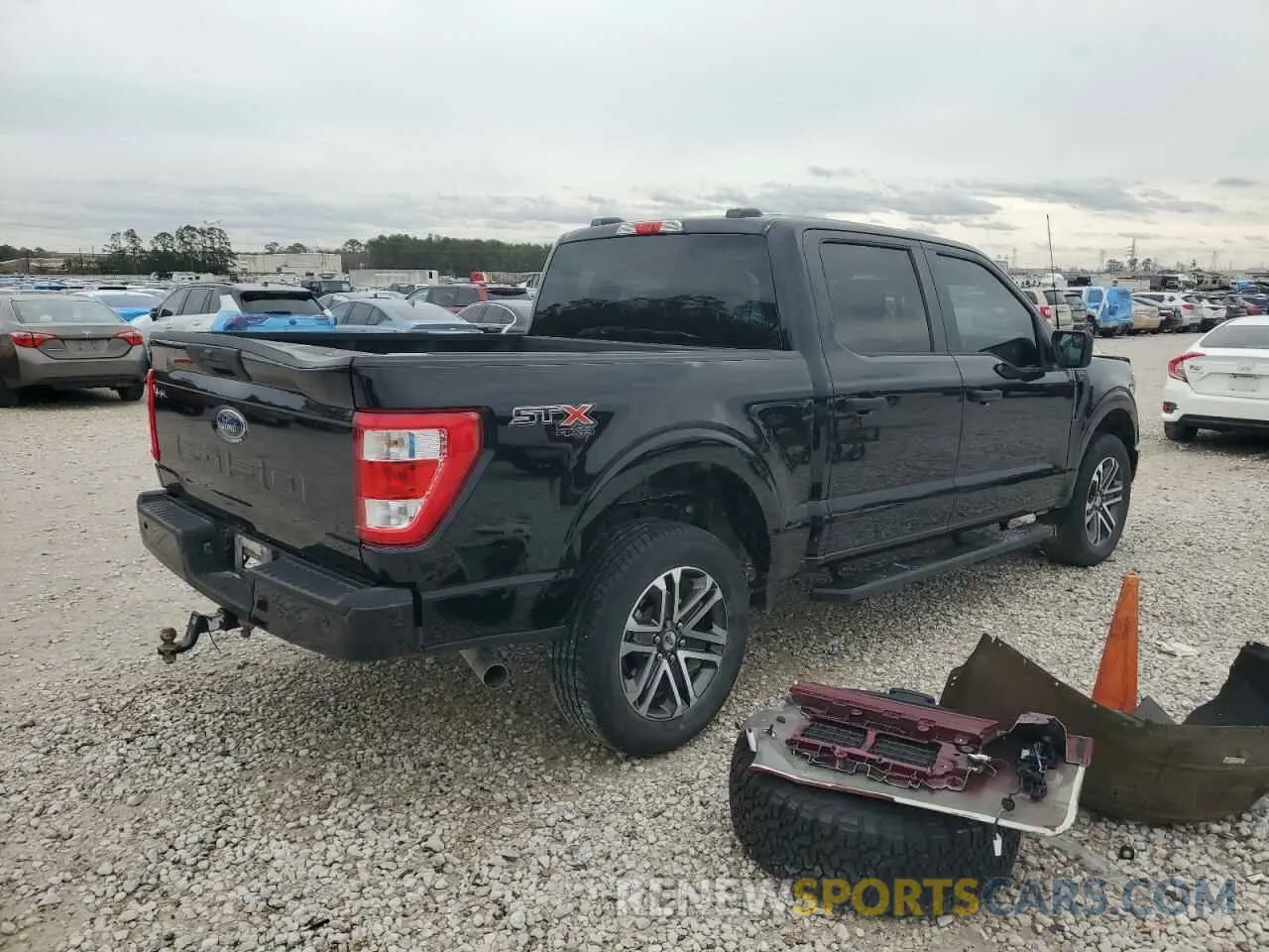 3 fotografías del automóvil dañado 1FTFW1E5XPKG12949 FORD F-150 2023
