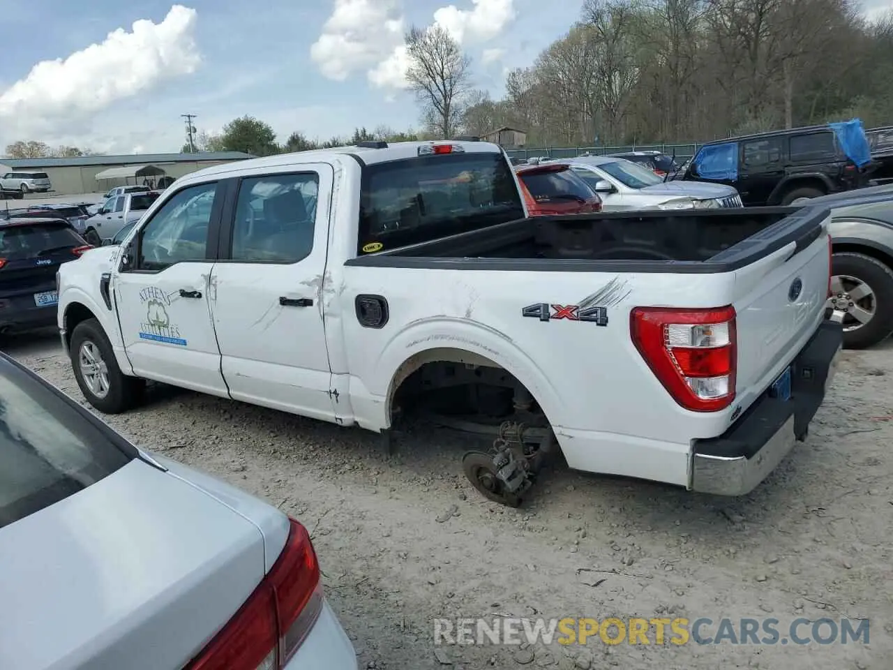 2 fotografías del automóvil dañado 1FTFW1E81PKE93554 FORD F-150 2023