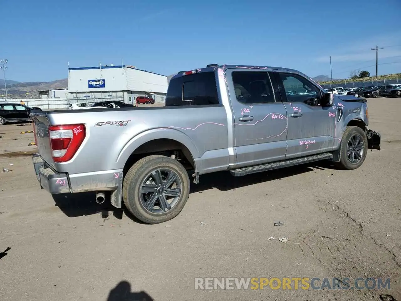 3 fotografías del automóvil dañado 1FTFW1E82PFC50408 FORD F-150 2023
