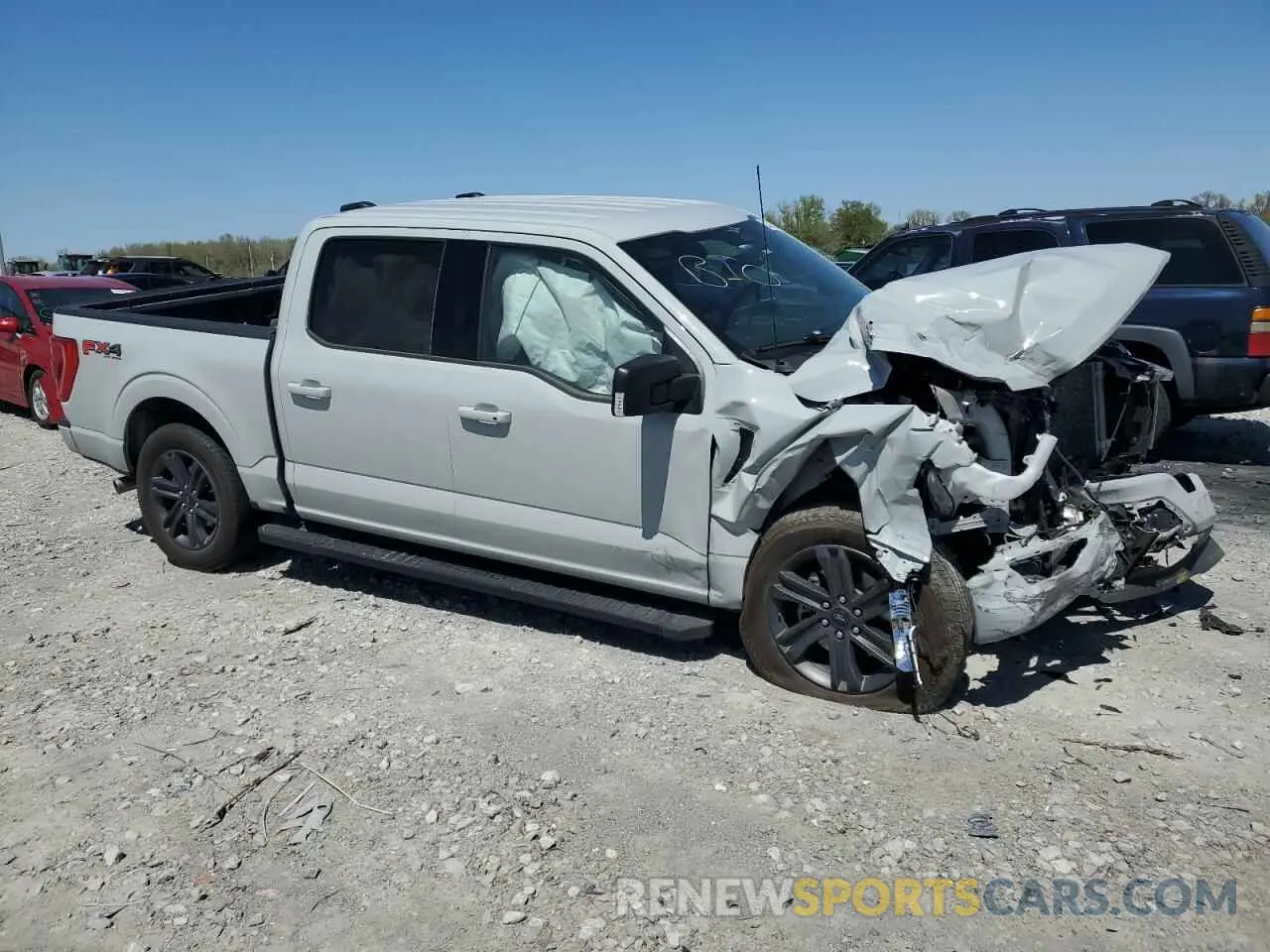 4 fotografías del automóvil dañado 1FTFW1E84PFB31212 FORD F-150 2023