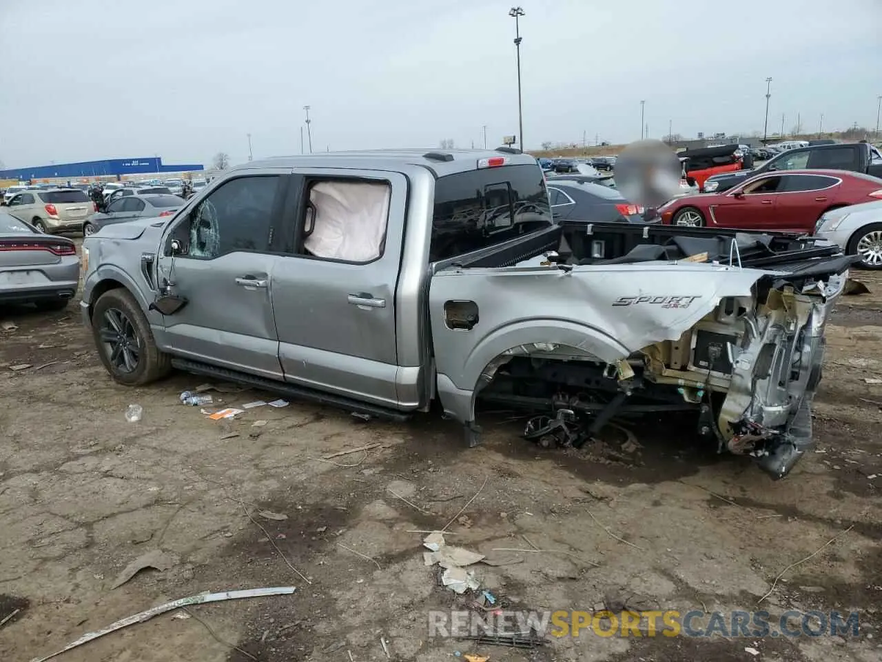 2 fotografías del automóvil dañado 1FTFW1E87PKG11414 FORD F-150 2023