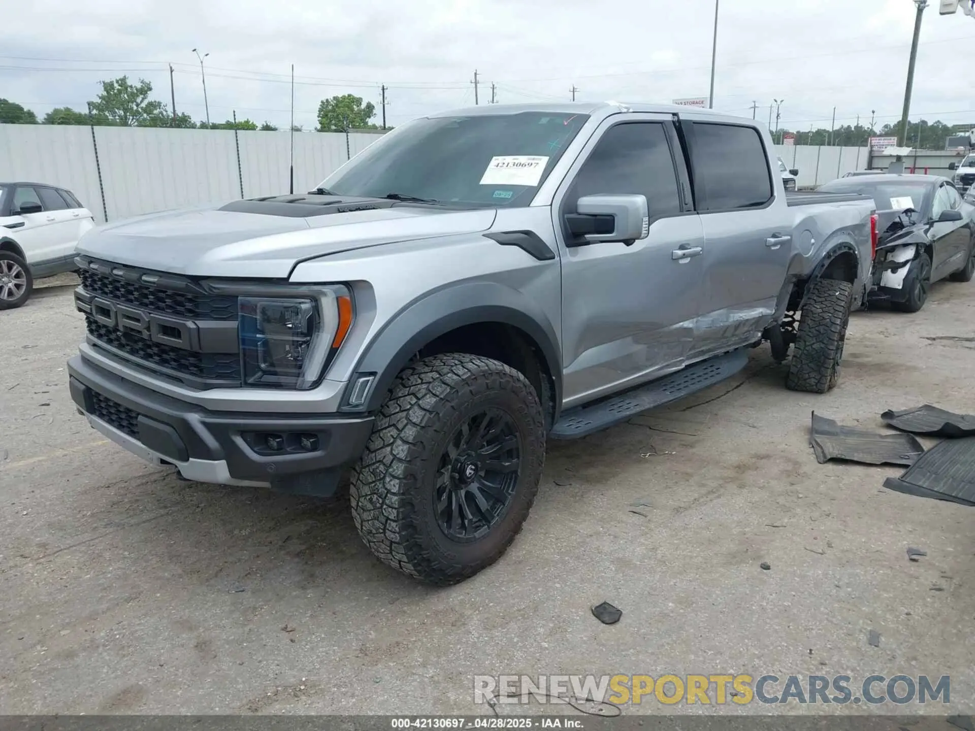 2 fotografías del automóvil dañado 1FTFW1RG6PFA13311 FORD F-150 2023